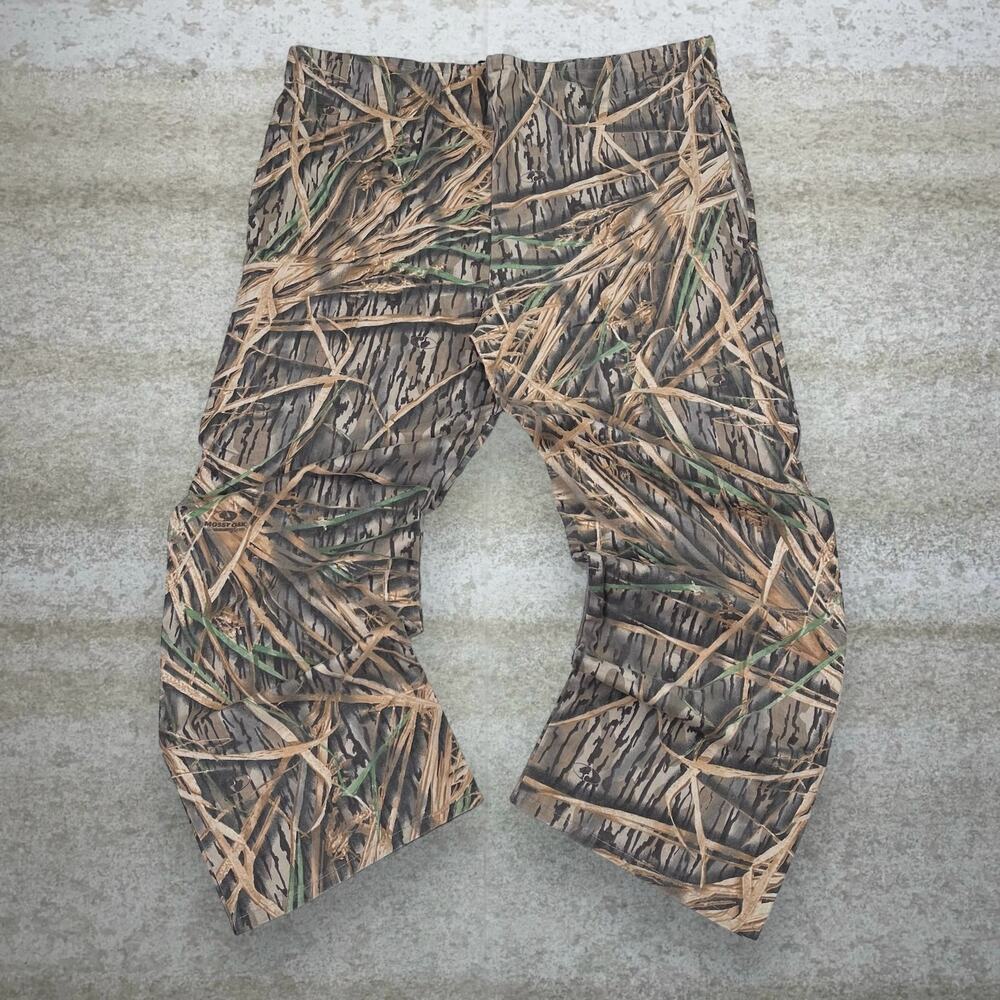 Vintage 90s Shadow Grass Camo Pants 36x30 Baggy Wide Leg Fit Union Made in USA